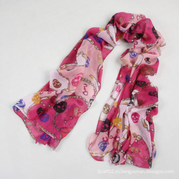 Новый шарф Voile Scarf Ms Shawls Дешевые шеи шарф